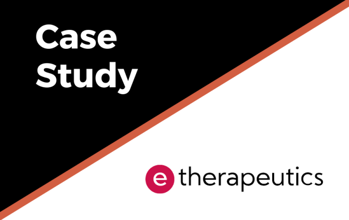 e-therapeutics case study